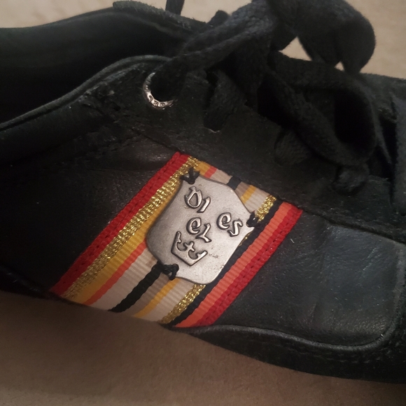 DIESEL sneakers black leather and rubber - Picture 11 of 12